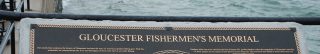 photo of the glouchester fishermen's memorial sign