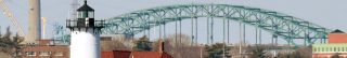 lighthouse and bridge